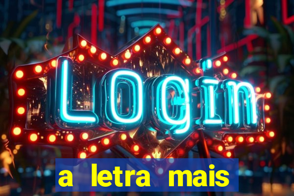 a letra mais bonita do mundo